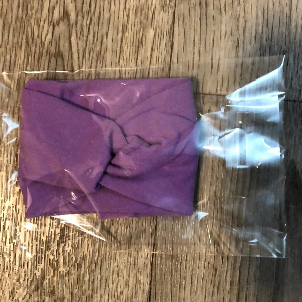 Purple Twist Headband NEW Handmade